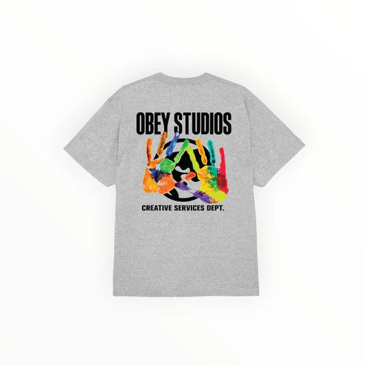 OBEY Creative Services Dept. Tee - Heather Grey