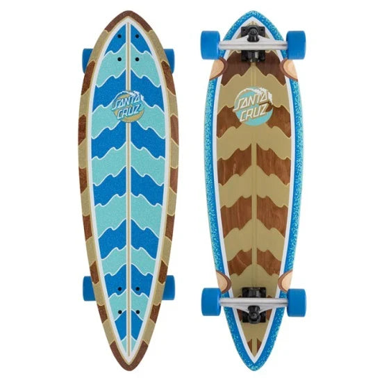 Santa Cruz Stipple Wave Dot Santa Cruz Pintail Cruiser 9.2