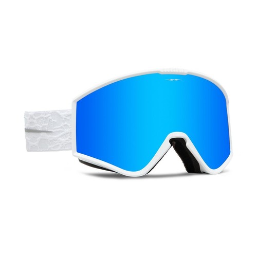 Electric Kleveland Matte White Nuron Blue Chrome