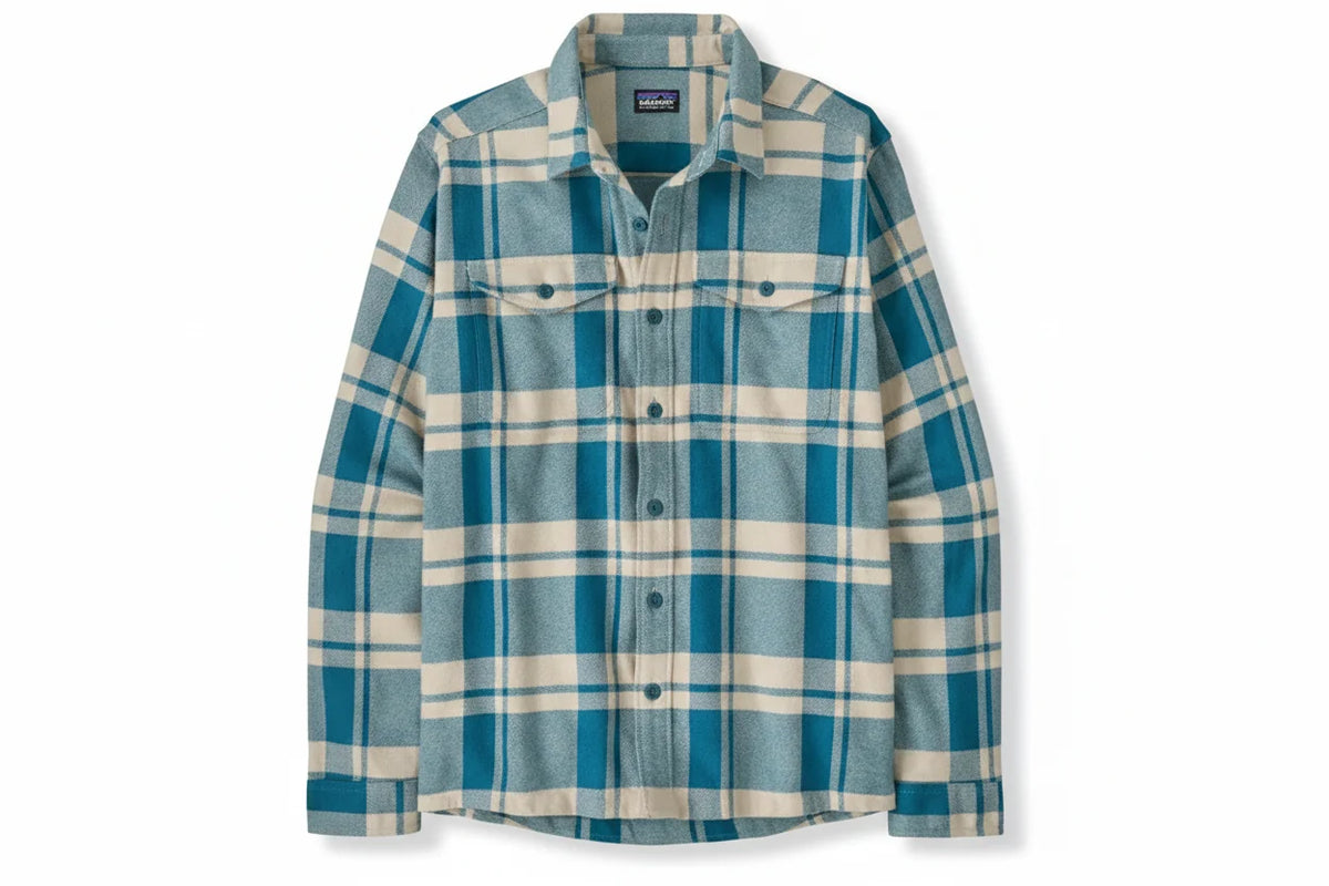 Patagonia Men's Fjord Flannel - Powder: Glacial Blue