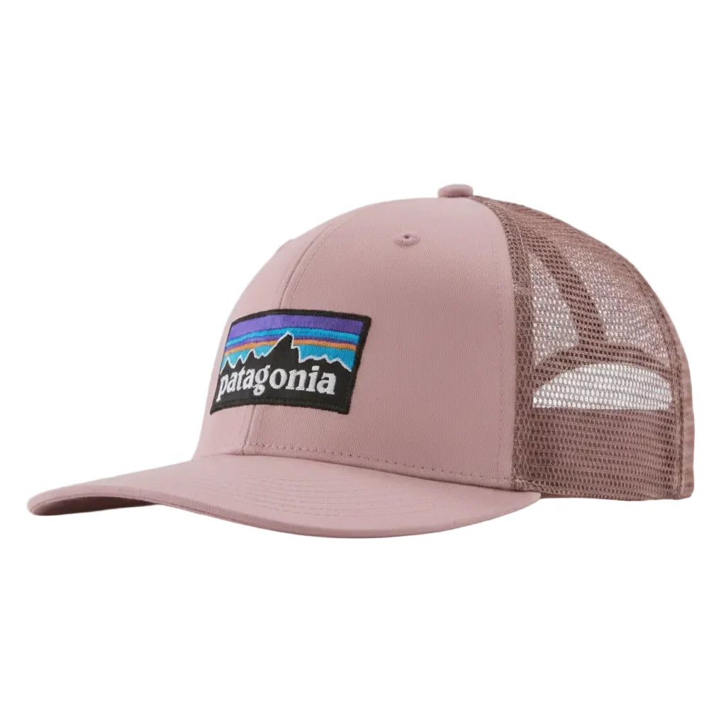 Patagonia P-6 Logo Trucker Hat Fuzzy Mauve