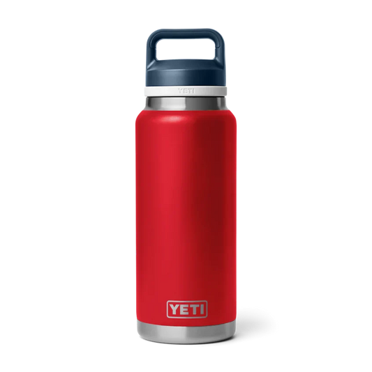 YETI Rambler 36 oz Bottle Chug Cap Rescue Red/White